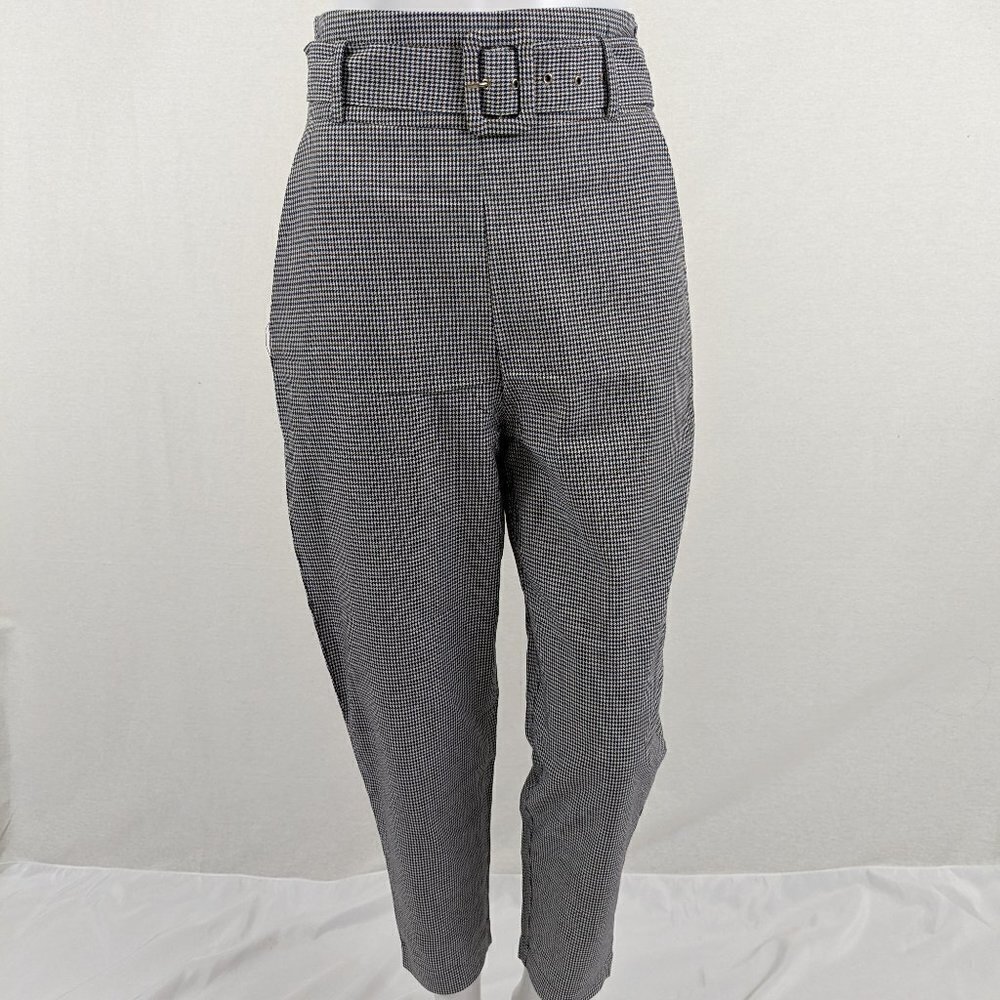 Sans Souci Black and White Patterned Trousers